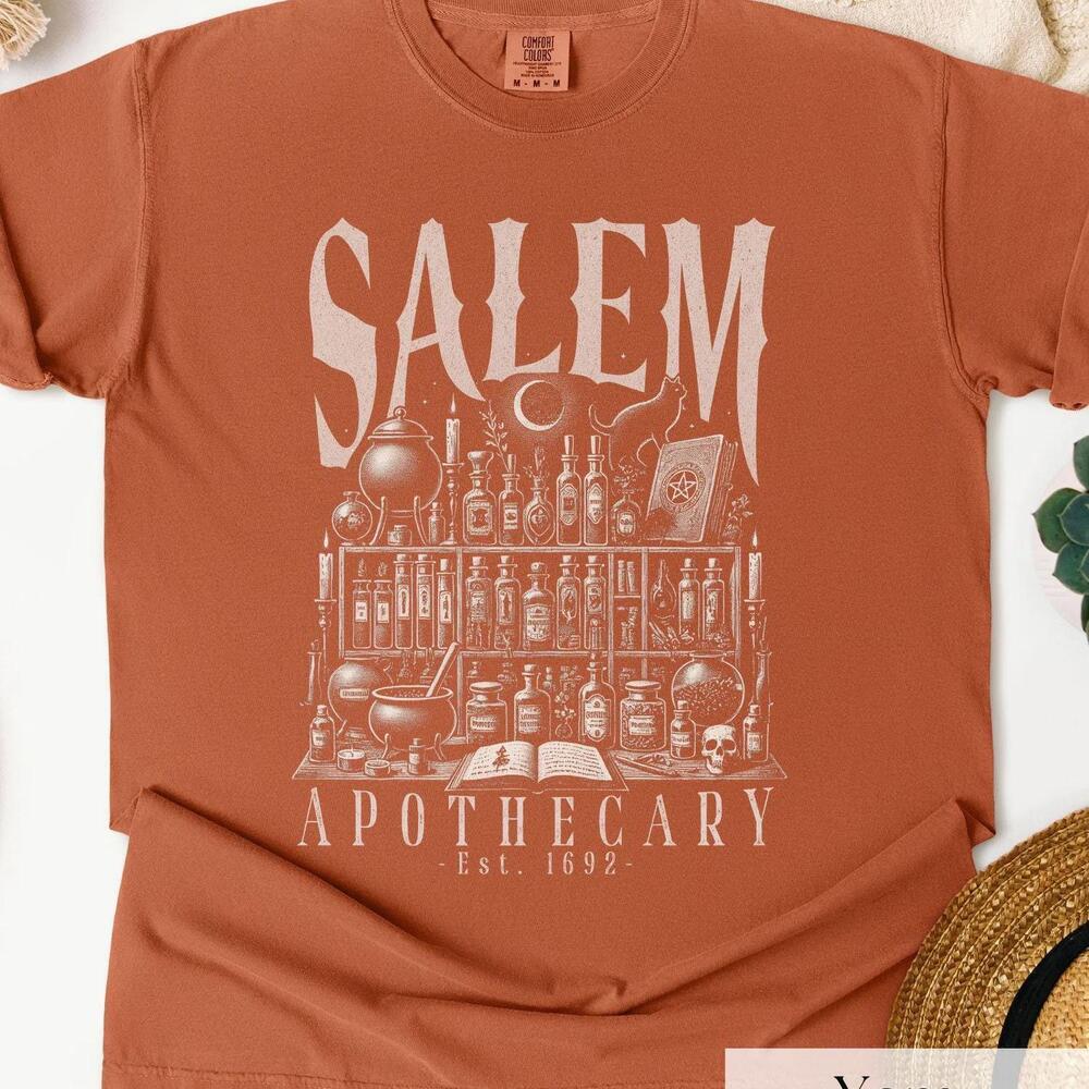 Salem Apothecary Est 1692 Shirt, Cute Halloween Shirt, Salem University